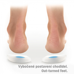 116 Gel. podpatěnky asymetrické