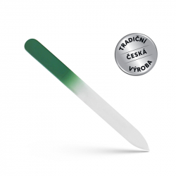 Pilník skleněný zelený 12,5cm