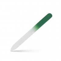 Pilník skleněný zelený 12,5cm