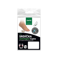 Srdíčka samolepicí kapka-béžová - svorto